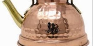 Hammered Copper Tea Kettle