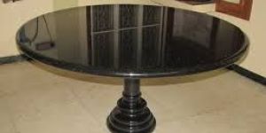 Black Granite Dining Table