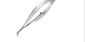 Vannas Scissor Angled Upward