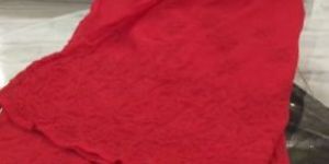 Red Georgette Palazzo Pant