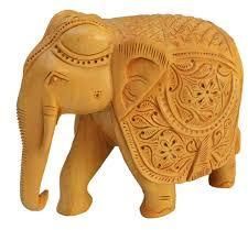 Wooden Elephant Statue