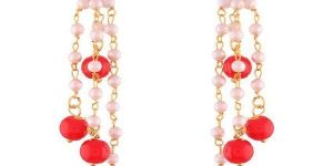 Ankur Enchanting Gold Plated Pearl and Beads Drop Earring for Women