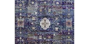 Rugsville Multicoloured Ikat Silk Rug