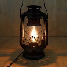 Iron Lantern Lamp