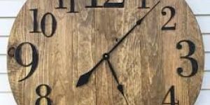 Wood Clock