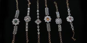 Multi Coloured Stone AD Bracelet