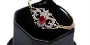Ruby Stone AD Bracelet