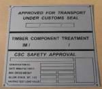 Consolidated Data Plate