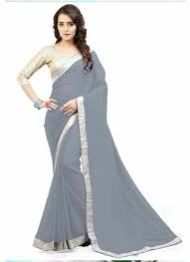 Plain Saree