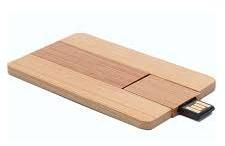 Wooden Credit Card Pendrive