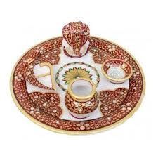 Marble Pooja Plate