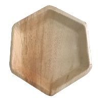 Areca Leaf Hexagon Plates