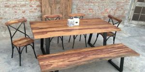 Solid Wood Indoor Dining Set