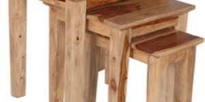 Solid Wood Nested Table Set
