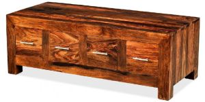 Solid Wood Trunk Coffee Table