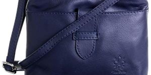 Ladies Blue Leather Handbag