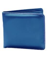 Mens Blue Leather Wallet