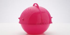 Red Plastic Fruit Basket