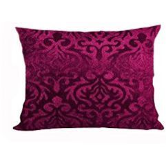 Floral Pattern Velvet Cushion Cover