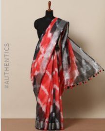 Linen Printed Saree