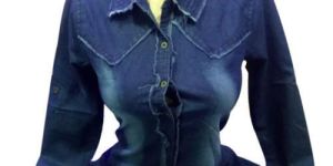 Girls Casual Denim Shirt