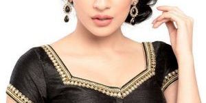 Moti Stone Saree Blouse