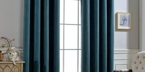 Cotton Rayon Plain Curtain Fabric