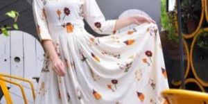 Printed Anarkali Suit