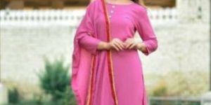 Round Neck Printed Kurti