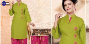 Ladies Cotton Palazzo Suit