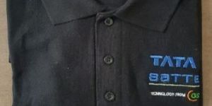 Mens Black Polo T Shirt