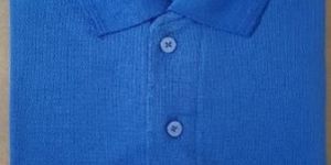 Mens Blue Polo T Shirt