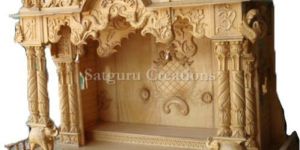 Carving Wooden Temple