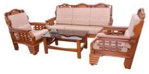 Wood Sofa Set