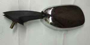 Bike Visor Fancy Chrome Mirror