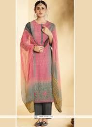 Printed Straight Salwar Suit