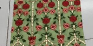 Embroidery Design on Dyeable Fanrics