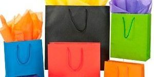 Colored Paper Shopping Bag