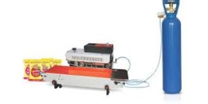 Band Sealer with Gas Filling Machine
