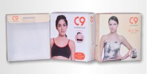 PP Printed Transparent Packaging Box for Undergarments Packing