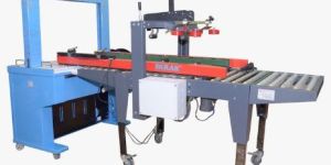 Automatic Cartoon Tapping with Strapping Machine (Combo Pack)