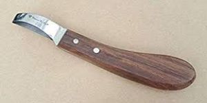 Hoof Knives Wooden Handle