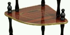 3 Shelf Wooden Step Corner