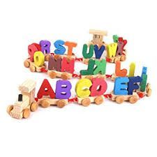 Alphabet Train Wooden Educational Toy