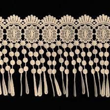 Embroidered Fringe Lace