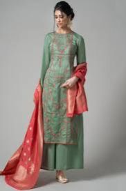 Chanderi Salwar Kameez