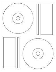 CD Label Sticker Paper