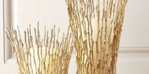 Iron Twig Candle Holder