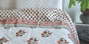 Block Print Jaipuri Quilt /Rajai /Razai