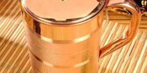 Copper Silver Touch Jug